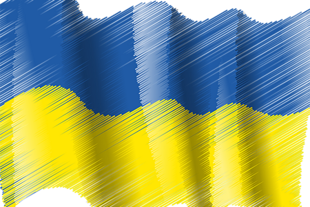 Ukraine-Flagge