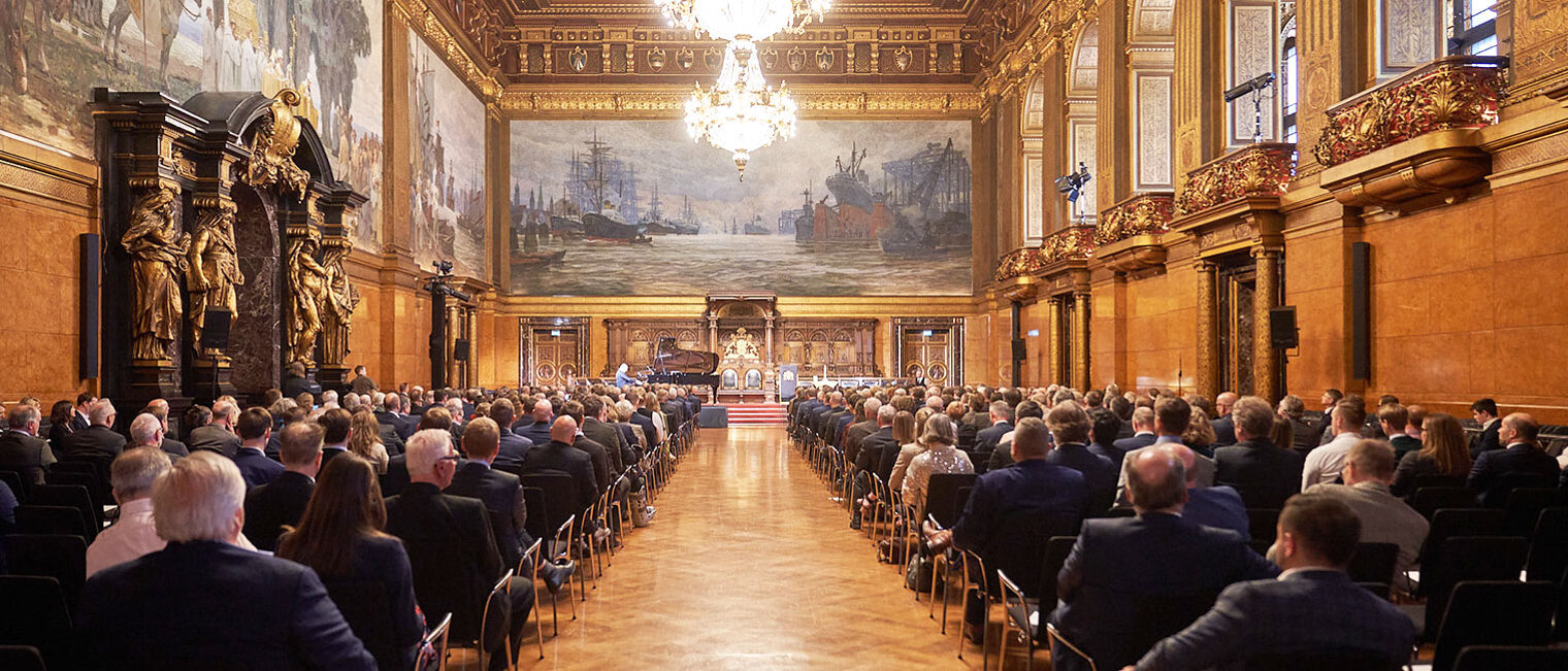 Senatsempfang - Blick in den Festsaal