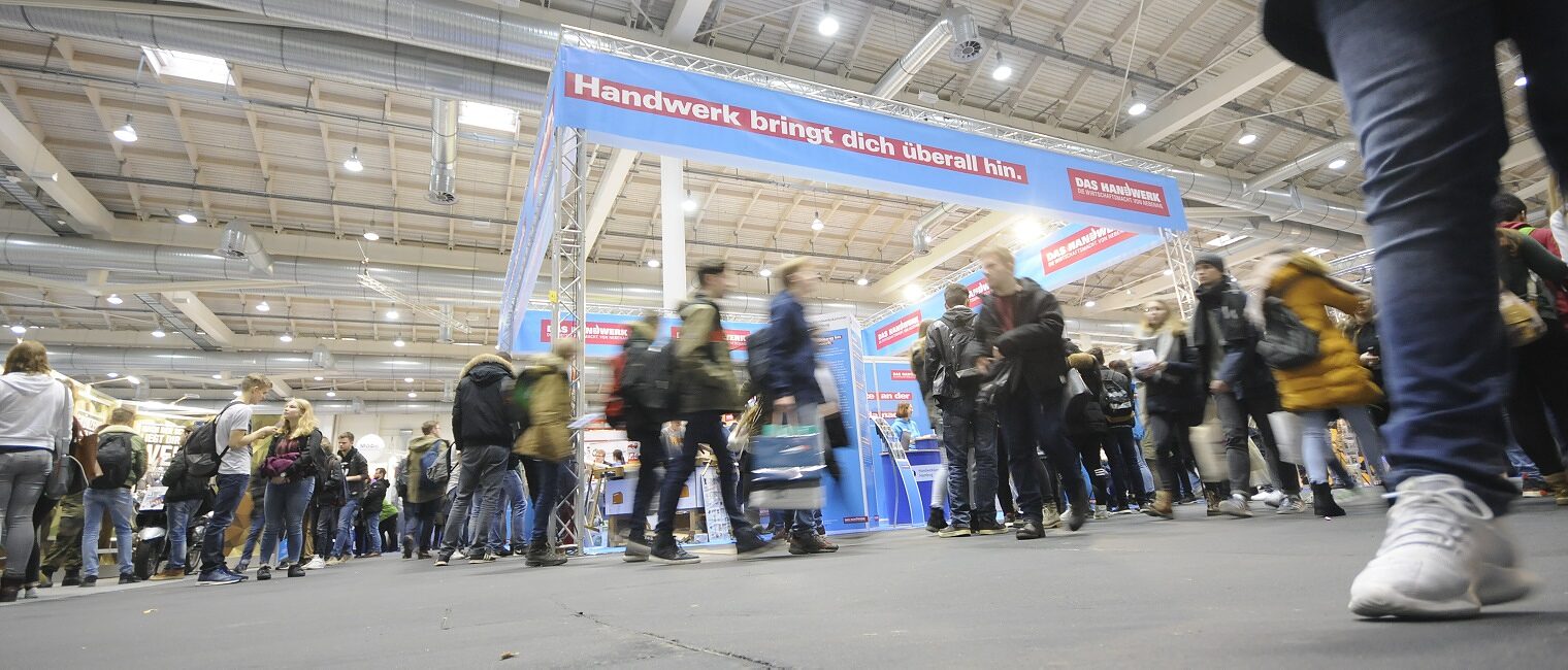 Messe Einstieg für Jugendliche, Eltern und Lehrkräfte