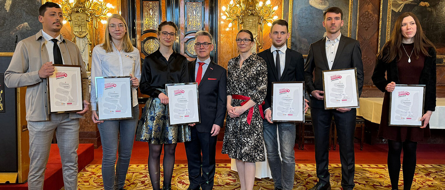 Ehrung der Bundessieger im Hamburger Rathaus