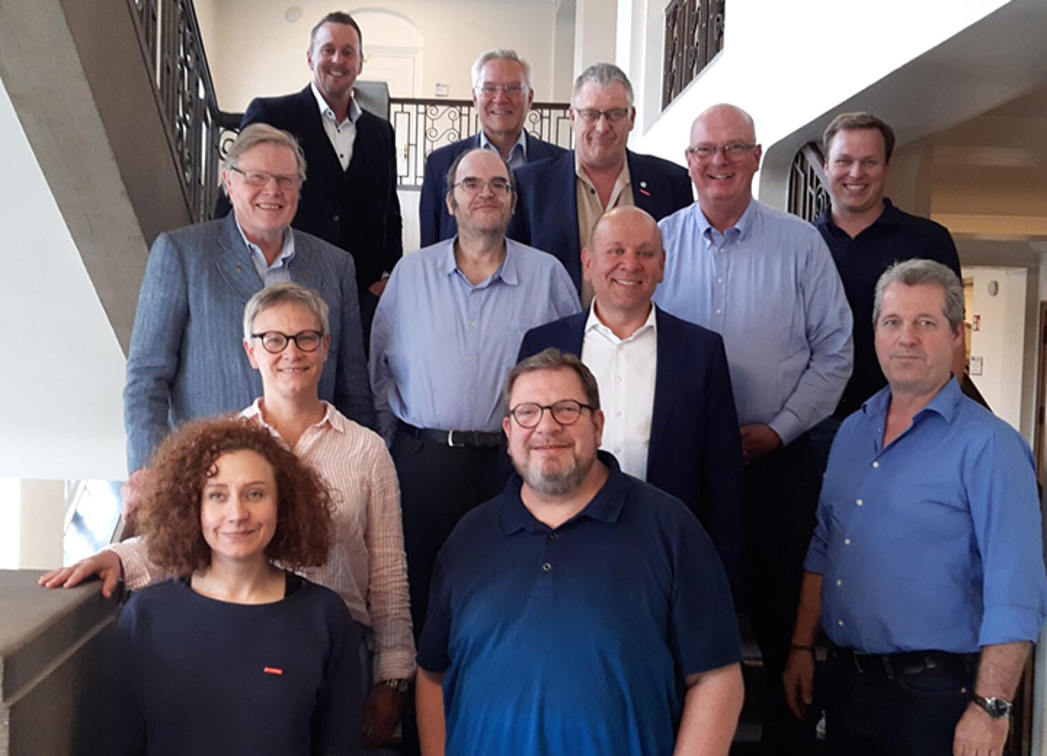Gruppenbild des WiPo-Ausschusses im Gewerbehaus