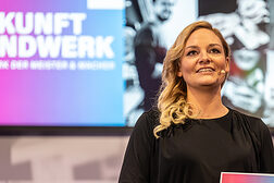 Moderatorin auf dem Kongress "Zukunft Handwerk"