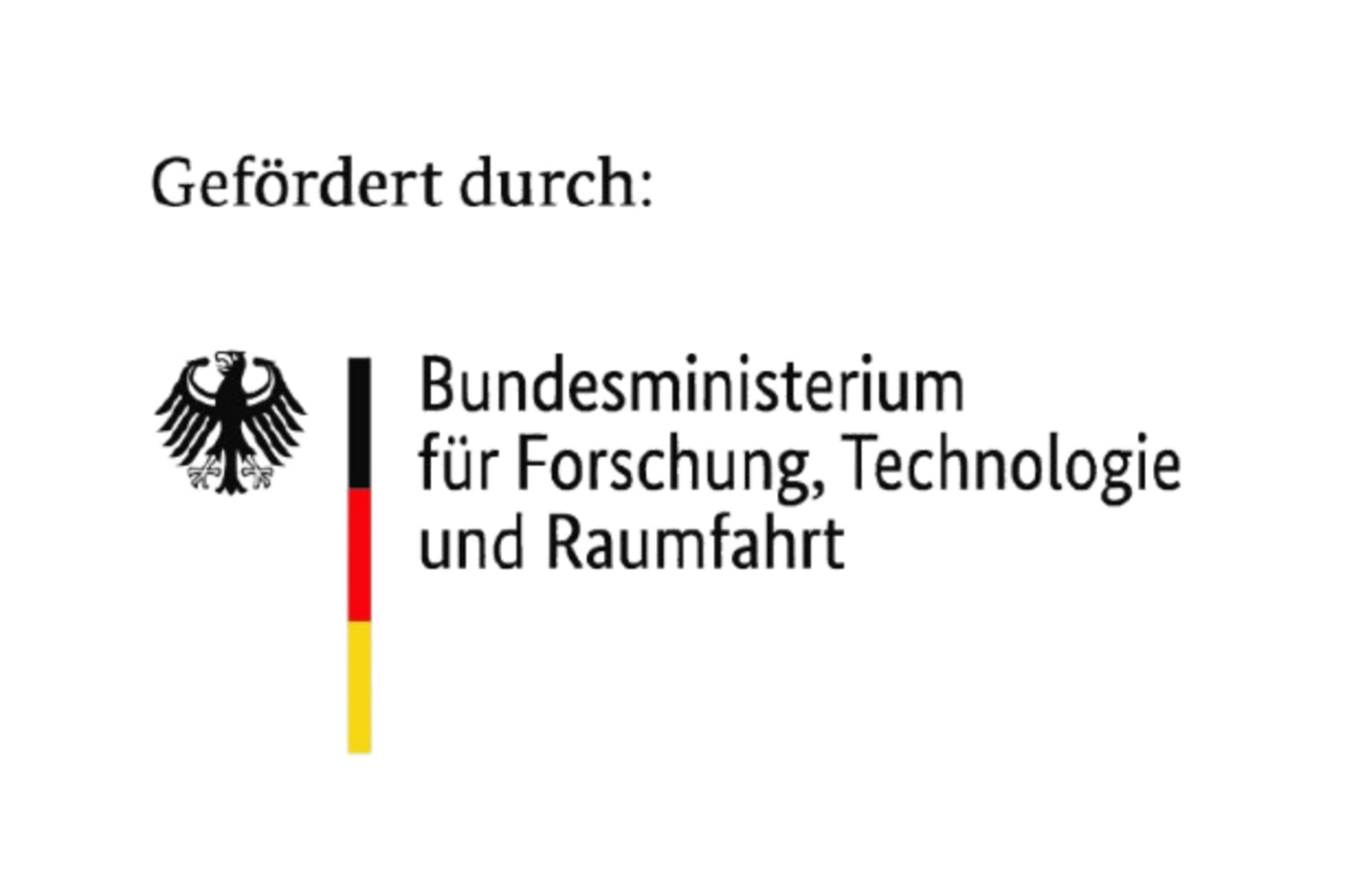  Logo des Bundesministerium für Forschung, Technologie und Raumfahrt