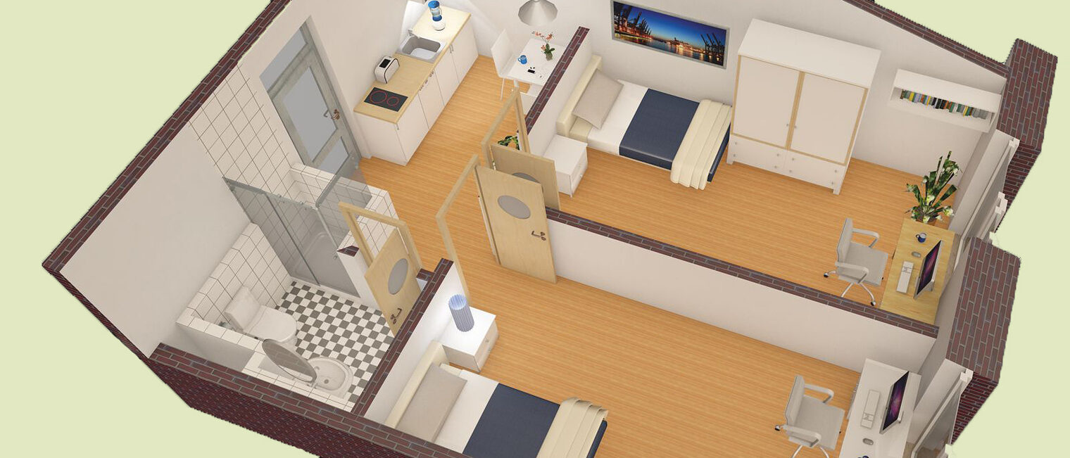 Grundriss einer Wohnung