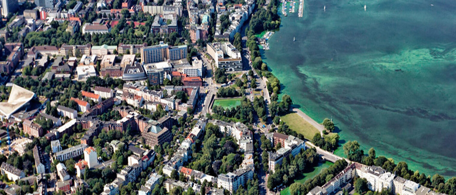 Hamburg Alster, Straßenverkehr